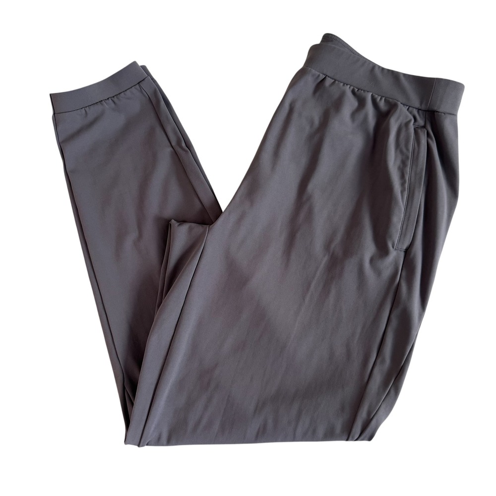 Janji Mercury Knit Large 28in Pewter Tapered Stretch Running Mens Jogger Pants